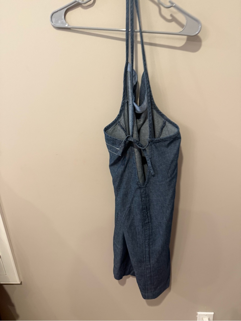Rag & Bone Denim Tie Dress Rinse Blue Chambray L - Picture 11 of 13